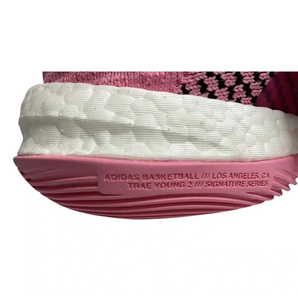 Adidas Trae Young 2 Triple Pink Black Trap House IE1667 Men's Size 10 New